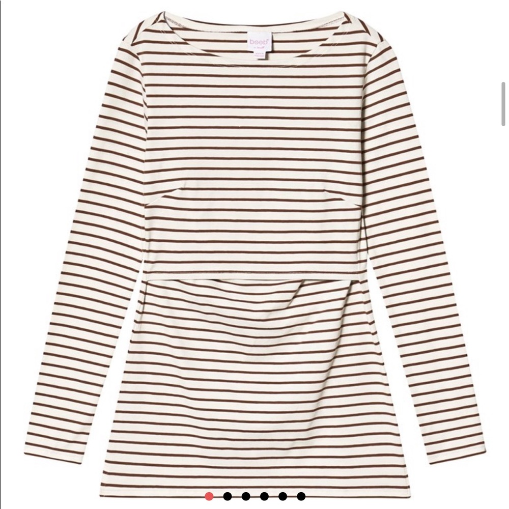 Boob Design Striped Top